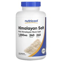 Сіль Himalayan Salt 1000 mg Nutricost 240 капсул Сіль Himalayan Salt 1000 mg Nutricost 240 капсул