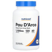 Pau D'Arco 1100 mg Пау Д'арко Nutricost 120 капсул