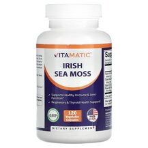 Irish Sea Moss Ирландский морской мох Vitamatic 120 капсул Irish Sea Moss Ирландский морской мох Vitamatic 120 капсул