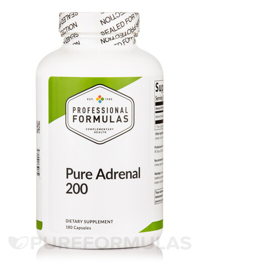 Основное фото товара Pure Adrenal 200 Основное фото товара Поддержка надпочечников, Pure Adrenal 200, 180 капсул