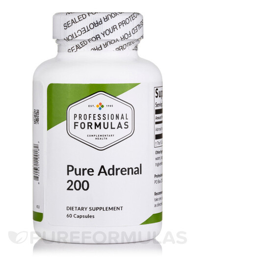 Основное фото товара Pure Adrenal 200 Основное фото товара Поддержка надпочечников, Pure Adrenal 200, 60 капсул