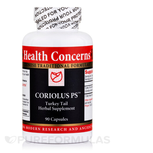 Основне фото товару Coriolus PS Turkey Tail Herbal Supplement Основне фото товару Coriolus PS Turkey Tail Herbal Supplement, Трави, 90 капсул