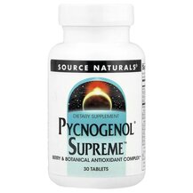 Pycnogenol Supreme 30 Пикногенол Высший Source Naturals