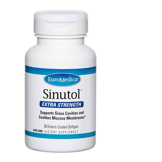 Основне фото товару EuroMedica, Sinutol Extra Strength, Підтримка носових пазух, 30 к