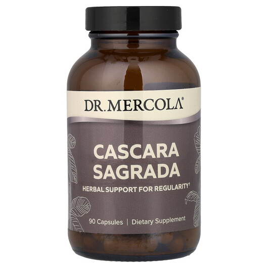 Основное фото товара Dr. Mercola, Каскара, Cascara Sagrada, 90 капсул