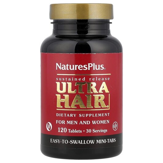 Основное фото товара Ultra Hair For Men & Women Основное фото товара Кожа ногти волосы, Ultra Hair For Men & Women 120, 120 таблет