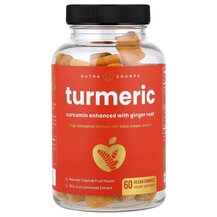 Куркумін та Імбир Turmeric & Ginger NutraChamps 60 цукерок Куркумін та Імбир Turmeric & Ginger NutraChamps 60 цукерок
