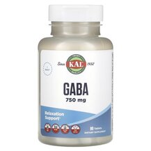 ГАМК GABA 750 mg KAL 90 таблеток ГАМК GABA 750 mg KAL 90 таблеток