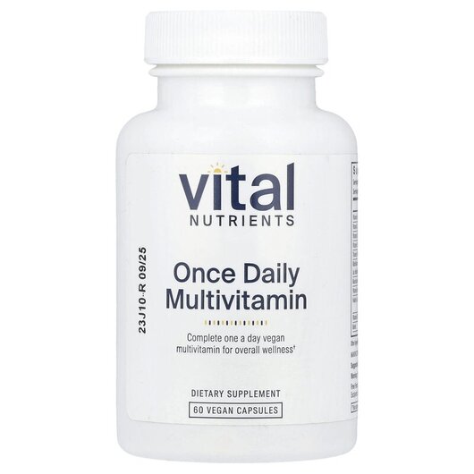 Основное фото товара One Daily Multivitamin Основное фото товара Vital Nutrients, Мультивитамины, One Daily Multivitamin, 60 капсу