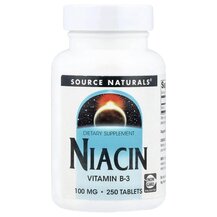 Niacin 100 mg 250 Ниацин 100 мл Source Naturals