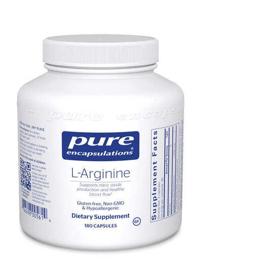 Основное фото товара Pure Encapsulations, L-Аргинин, l-Arginine, 180 капсул