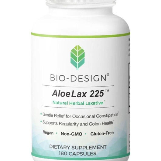 Основне фото товару Aloe Lax Основне фото товару Bio-Design, Aloe Lax, Проносний засіб, 180 капсул