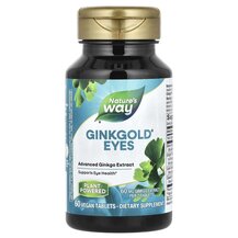 Ginkgold Eyes Травяные добавки Nature's Way 60 таблеток