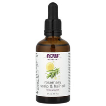 Solutions Rosemary Scalp & Hair Oil Розмарин NOW Foods