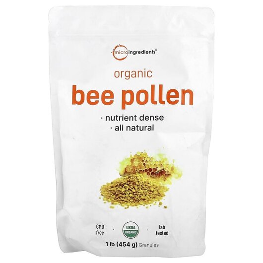 Основное фото товара Micro Ingredients, Пчелиная пыльца, Organic Bee Pollen, 454 г