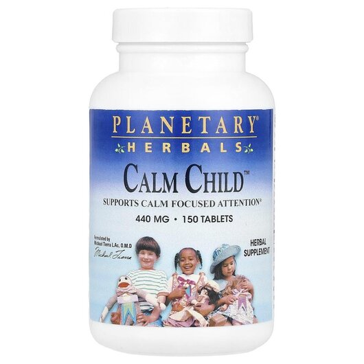 Основное фото товара Calm Child 440 mg Основное фото товара Planetary Herbals, Поддержка стресса, Calm Child 440 mg, 150 табл