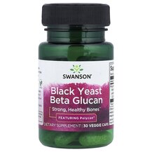 Black Yeast Beta Glucan Пищевые дрожжи Swanson 30 капсул Black Yeast Beta Glucan Пищевые дрожжи Swanson 30 капсул