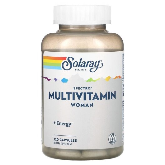 Основное фото товара Spectro Multivitamin Woman Основное фото товара Solaray, Витамины для женщин, Spectro Multivitamin Woman, 120 кап
