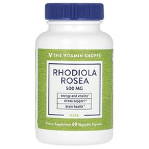 Родіола Rhodiola Rosea 500 mg TheVitaminShoppe 60 капсул Родіола Rhodiola Rosea 500 mg TheVitaminShoppe 60 капсул
