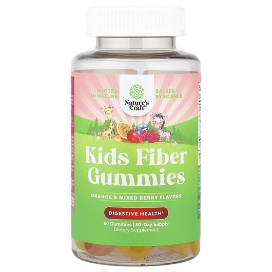 Основное фото товара Kids Fiber Gummies Orange & Mixed Berry Основное фото товара Kids Fiber Gummies Orange & Mixed Berry, Конфеты с клетчаткой