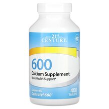 Calcium Supplement 600 Кальций 600 мг 21st Century