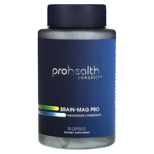 Основное фото товара Brain-Mag Pro Magnesium L-Threonate Основное фото товара Магний, Brain-Mag Pro Magnesium L-Threonate, 90 капсул
