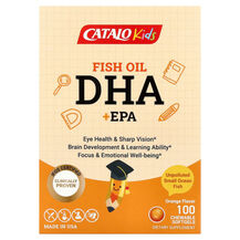 Омега ЕПК ДГК Kids Fish Oil DHA + EPA Orange CATALO