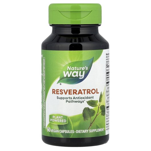 Основное фото товара Nature's Way, Ресвератрол, Resveratrol, 60 капсул
