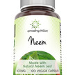 Фото товару Amazing India Neem Фото товару Amazing Nutrition, Amazing India Neem, Ніім, 120 капсул