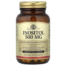 Inositol 500 mg Инозитол 500 мг Solgar 100 капсул Inositol 500 mg Инозитол 500 мг Solgar 100 капсул