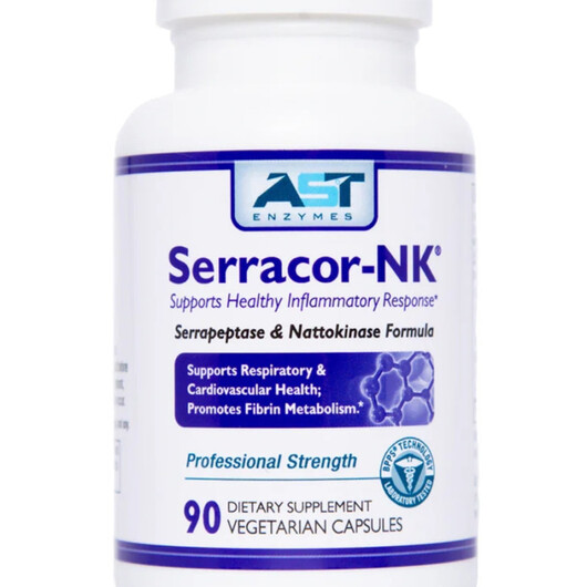 Основное фото товара Serracor-NK Основное фото товара AST Enzymes, Ферменты, Serracor-NK, 90 капсул