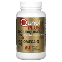 Омега 3 Plus Ubiquinol + Omega-3 100 mg + 250 mg Qunol