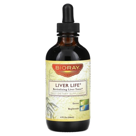 Основное фото товара Liver Life Revitalizing Liver Tonic Основное фото товара Bioray, Поддержка Печени, Liver Life, 118 мл