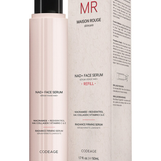 Основное фото товара Maison Rouge NAD+ Resveratrol Face Serum Основное фото товара Сыворотка, Maison Rouge NAD+ Resveratrol Face Serum, 50 ml Refill