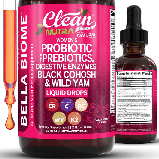 Основное фото товара Liquid Probiotics for Women Drops with Chasteberry, Пробиотики дл