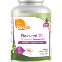 Лляна олія Flaxseed Oil Zahler 90 капсул