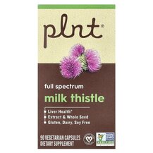 Milk Thistle Расторопша Plnt 90 капсул Milk Thistle Расторопша Plnt 90 капсул