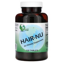 Шкіра нігті волосся HAIR-NU World Organic 120 таблеток Шкіра нігті волосся HAIR-NU World Organic 120 таблеток