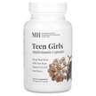 Фото товару MH, Teen Girls Multivitamin, Вітаміни для підлітків, 60 капсул