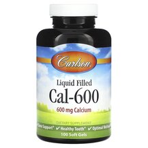Кальцій Liquid Filled Cal-600 600 mg Carlson 100 капсул Кальцій Liquid Filled Cal-600 600 mg Carlson 100 капсул