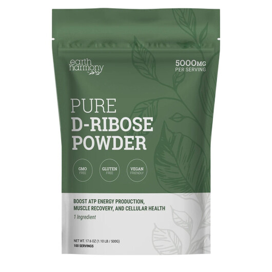 Основное фото товара Pure D-Ribose Powder Основное фото товара Earth Harmony, D-рибоза, Pure D-Ribose Powder, 499 г