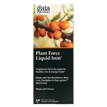 Залізо Plant Force Liquid Iron Gaia Herbs 473 мл