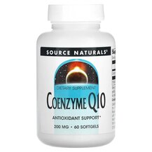 Coenzyme Q10 200 mg 60 Коэнзим Q10 200 мг Source Naturals