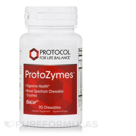 Основное фото товара Protocol for Life Balance, Ферменты, ProtoZymes, 90 таблеток