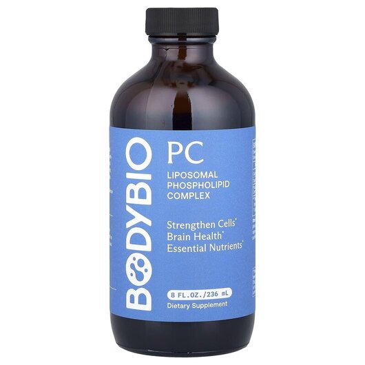 Основне фото товару BodyBio, PC Liposomal Phospholipid, Фосфоліпіди, 256 мл