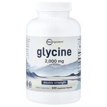L-Гліцин Glycine Double Strength Micro Ingredients L-Гліцин Glycine Double Strength Micro Ingredients