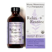 Підтримка стресу Organic Relax + Restore Elixir Maine