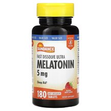 Fast Dissolve Ultra Melatonin Natural Berry 5 mg Мелатонин