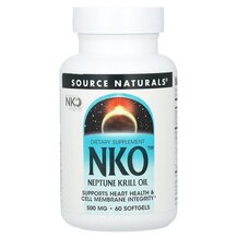 NKO Neptune Krill Oil 500 mg 60 Масло Криля Нептуна 500 мг