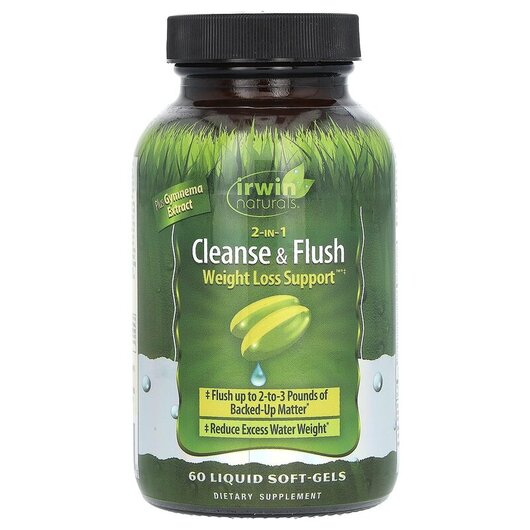 Основне фото товару 2-In-1 Cleanse & Flush Weight Loss Support Основне фото товару 2-In-1 Cleanse & Flush Weight Loss Support, Контроль ваги, 60